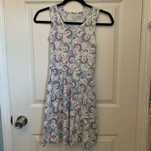 Girls unicorn dress